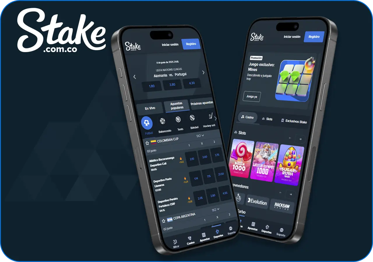 Información sobre la aplicación móvil Stake