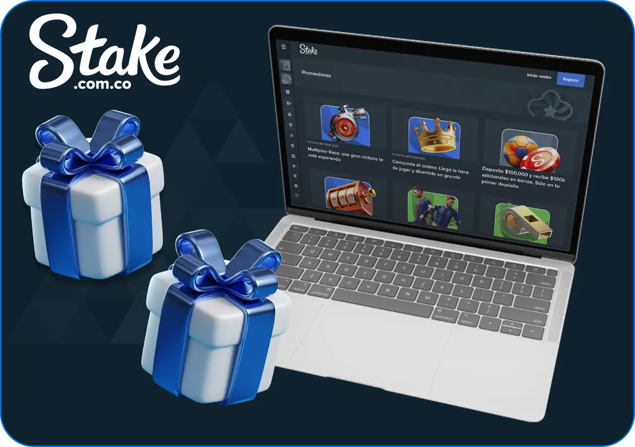 Información sobre bonificaciones y promociones de Stake