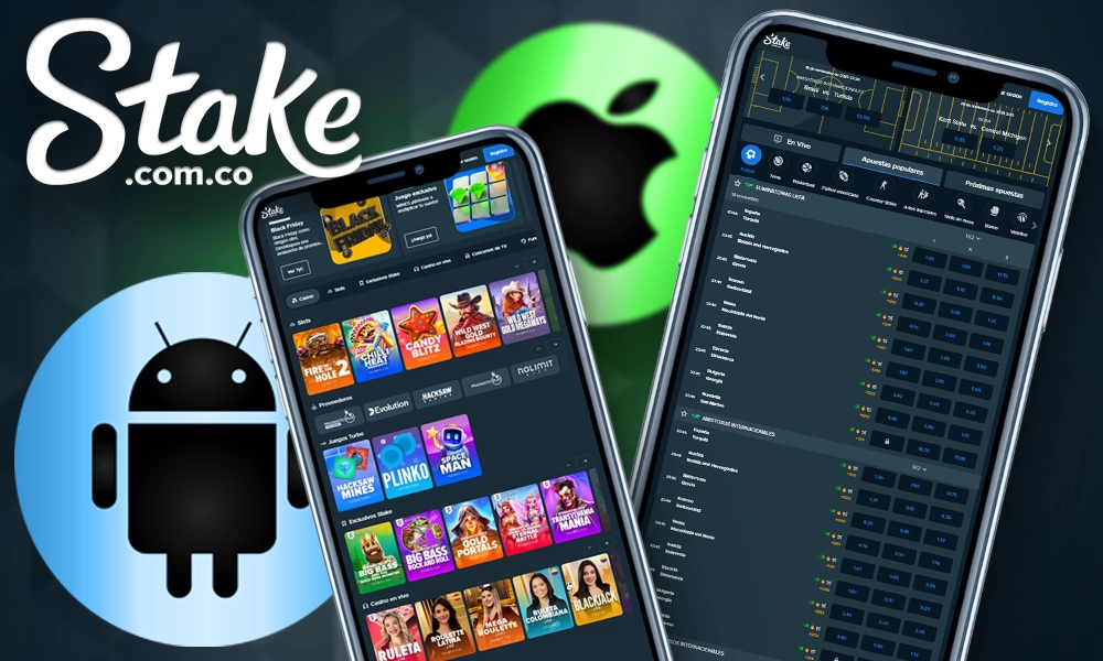 Aplicación móvil Stake