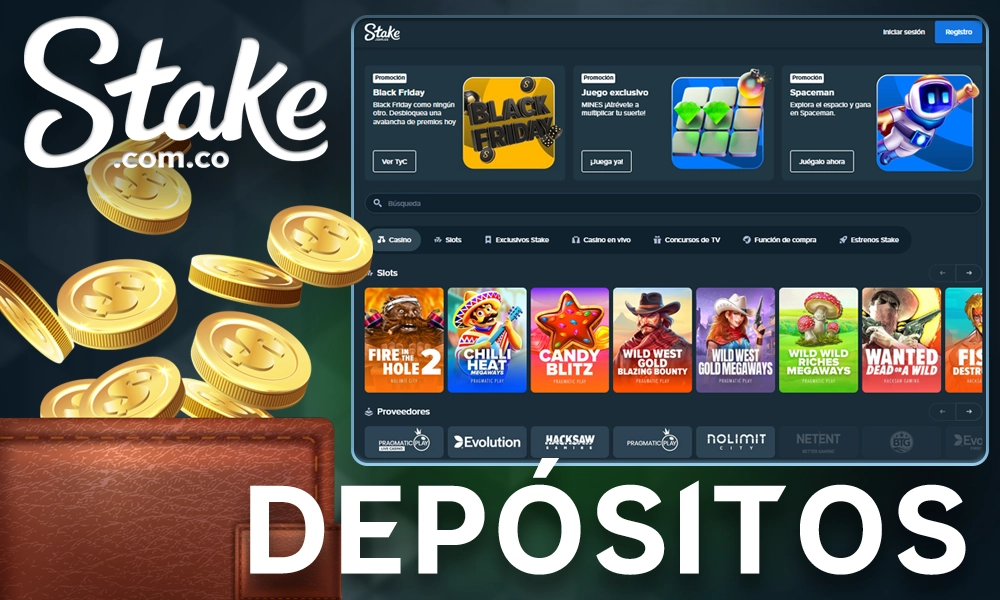 Cómo depositar en Stake y retirar dinero