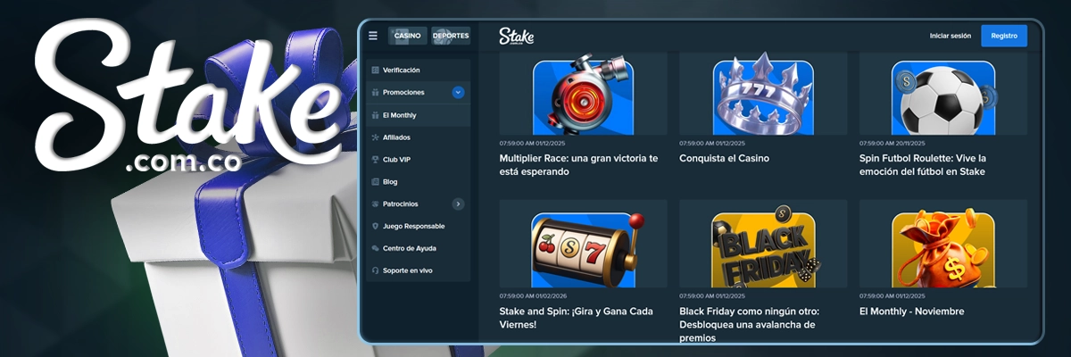 Stake Colombia Bonos